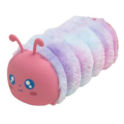 Picture of EXACOMPTA CATERPILLAR PENCIL CASE PINK